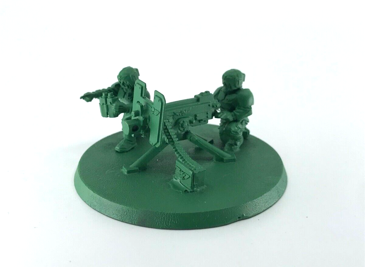 Cadian Heavy Bolter Team Imperial Guard - Painted - Warhammer 40K C384