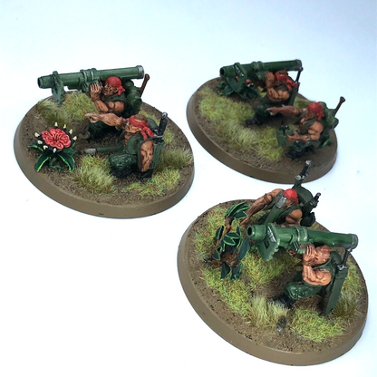 Imperial Guard Catachan Rocket Launcher Section - Painted - Warhammer 40K C3885