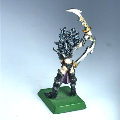 Classic Metal Dark Elves Elf Witch Elf Warrior - Warhammer Fantasy X11793