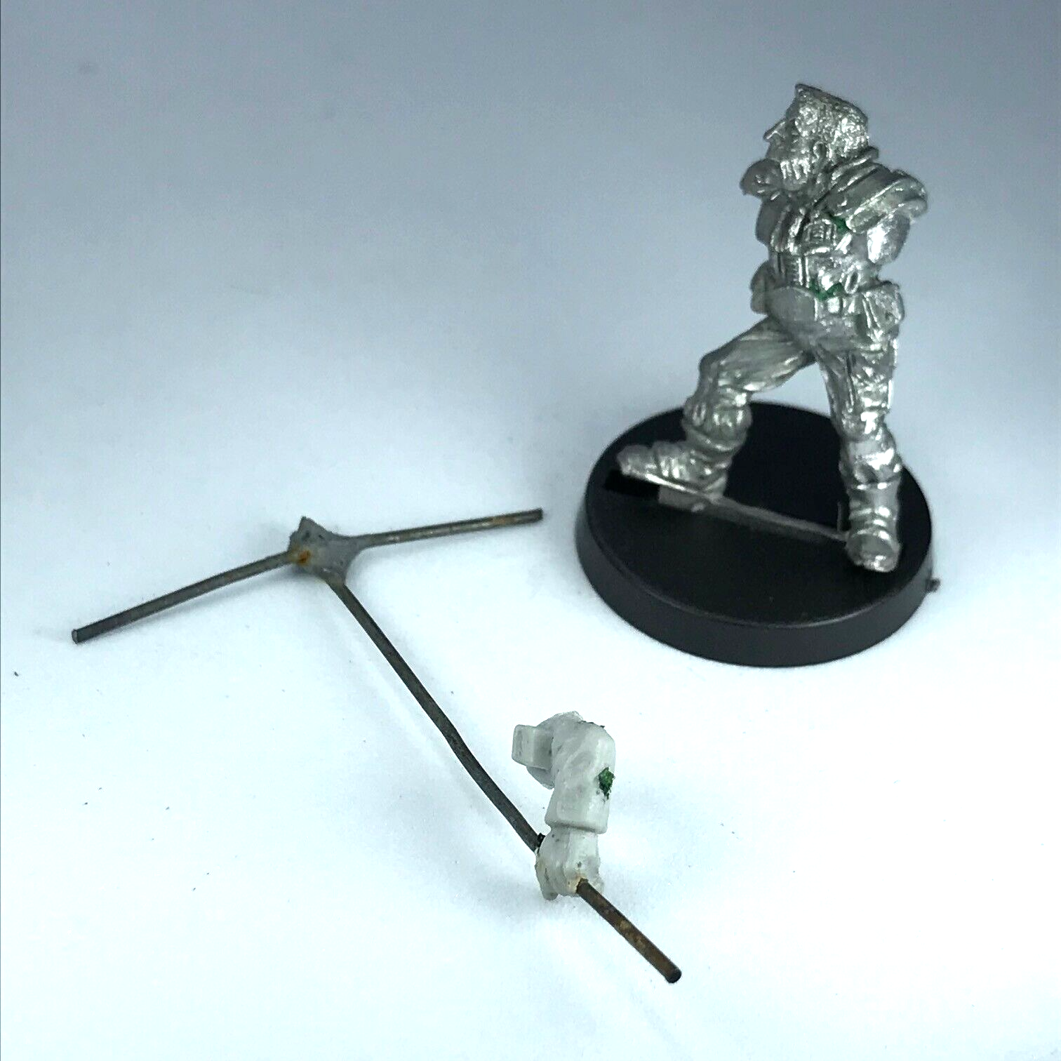 Classic metal rogue trader imperial army trooper - warhammer 40k x4696