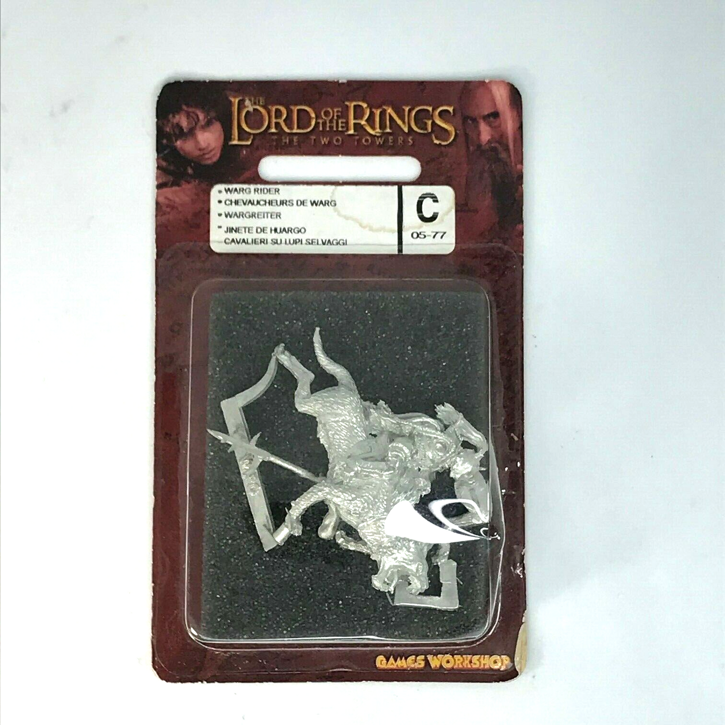 Metal Orc Warg Rider Blister - Warhammer / Lord of the Rings C2338