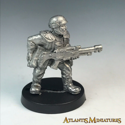 Metal Cadian Shock Troop Heavy Bolter Loader Imperial Guard Warhammer 40K X6503