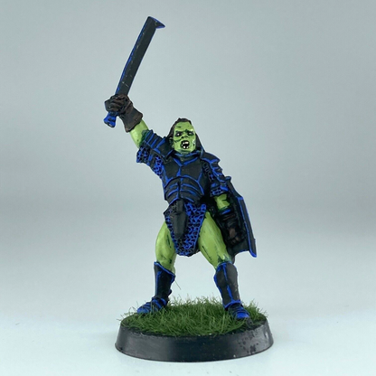 Metal Uruk Hai Captain - Painted - LOTR Warhammer / Lord of the Rings X14308