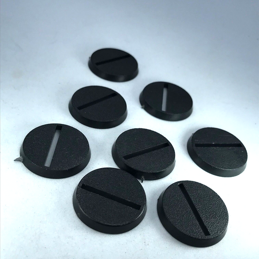 X8 Original GW 2003 25mm Round Bases Slotta - Warhammer 40K / LOTR X5898