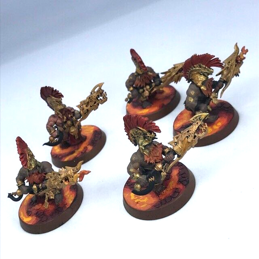 Auric Hearthguard Fyreslayers - Painted - Warhammer Age of Sigmar GW C1046