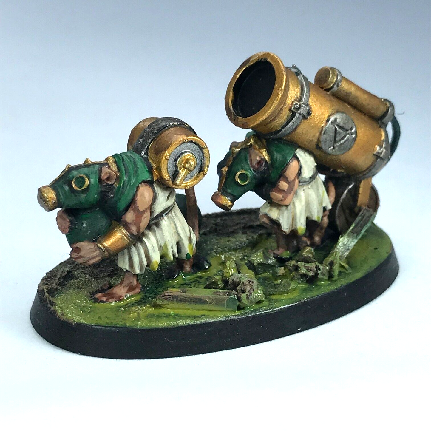 Skaven Poisoned Wind Mortar - Painted - Warhammer Fantasy / Age of Sigmar X9892