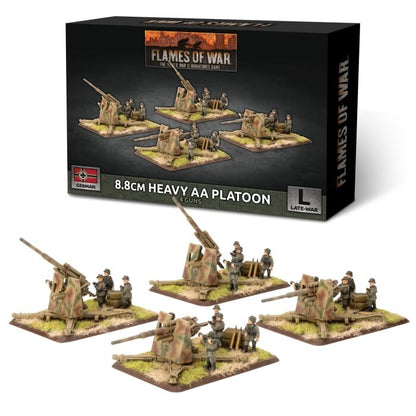 German 8.8cm Heavy AA Platoon - Late-War - Brand New - Flames of War