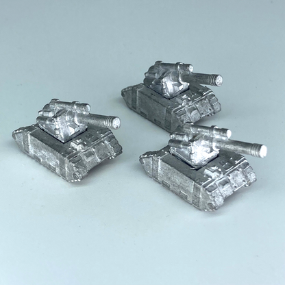 Basilisk Tanks - Imperial Guard - Epic Armageddon Warhammer Classic Metal X4748
