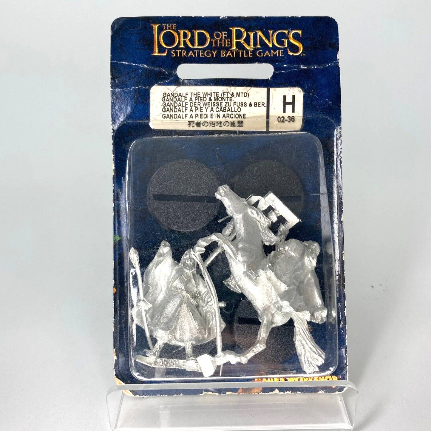 Gandalf The White Mounted - Blister - LOTR / Warhammer / Lord of the Rings C5156