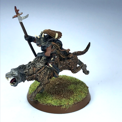 Orc Warg Rider - Painted - LOTR / Warhammer / Lord of the Rings Metal C4588