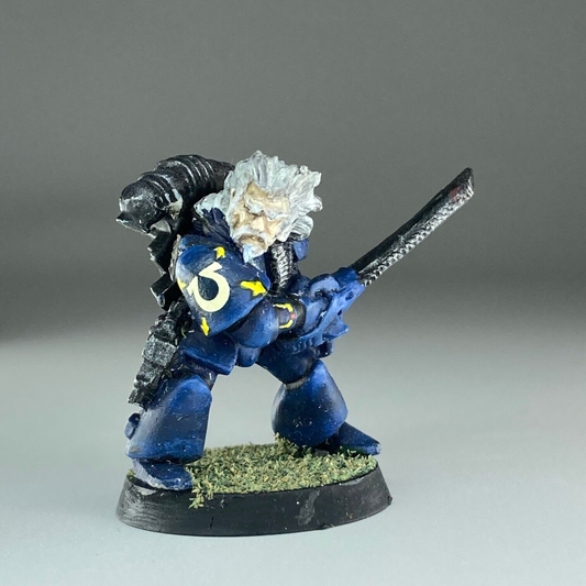 Ultramarine Space Marine Sergeant Rogue Trader - Painted Warhammer 40K X4390