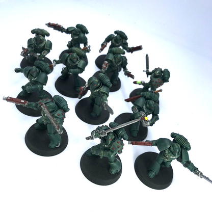 Dark Angels Assault Marine Squad - Painted - Warhammer 30K Horus Heresy C3081