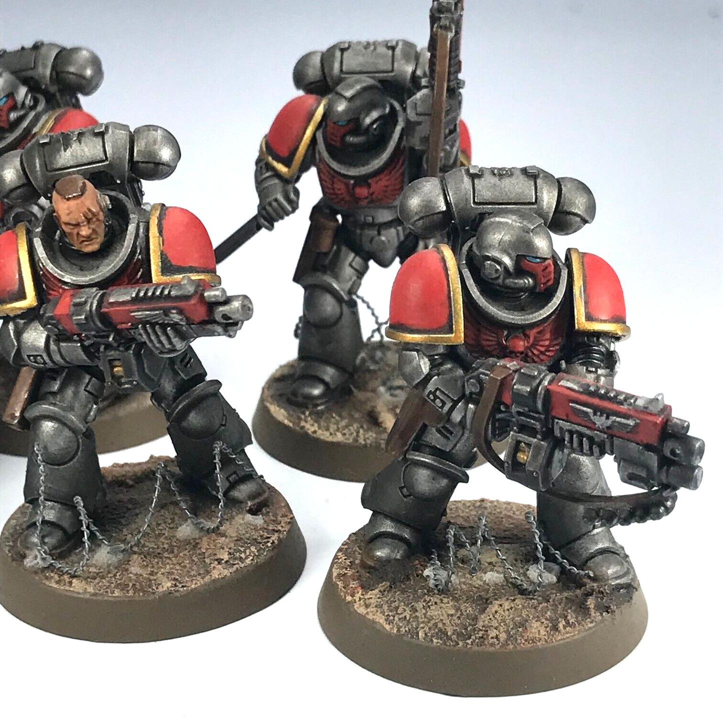 Space Marines Primaris Heavy Intercessors Squad - Painted - Warhammer 40K C2525