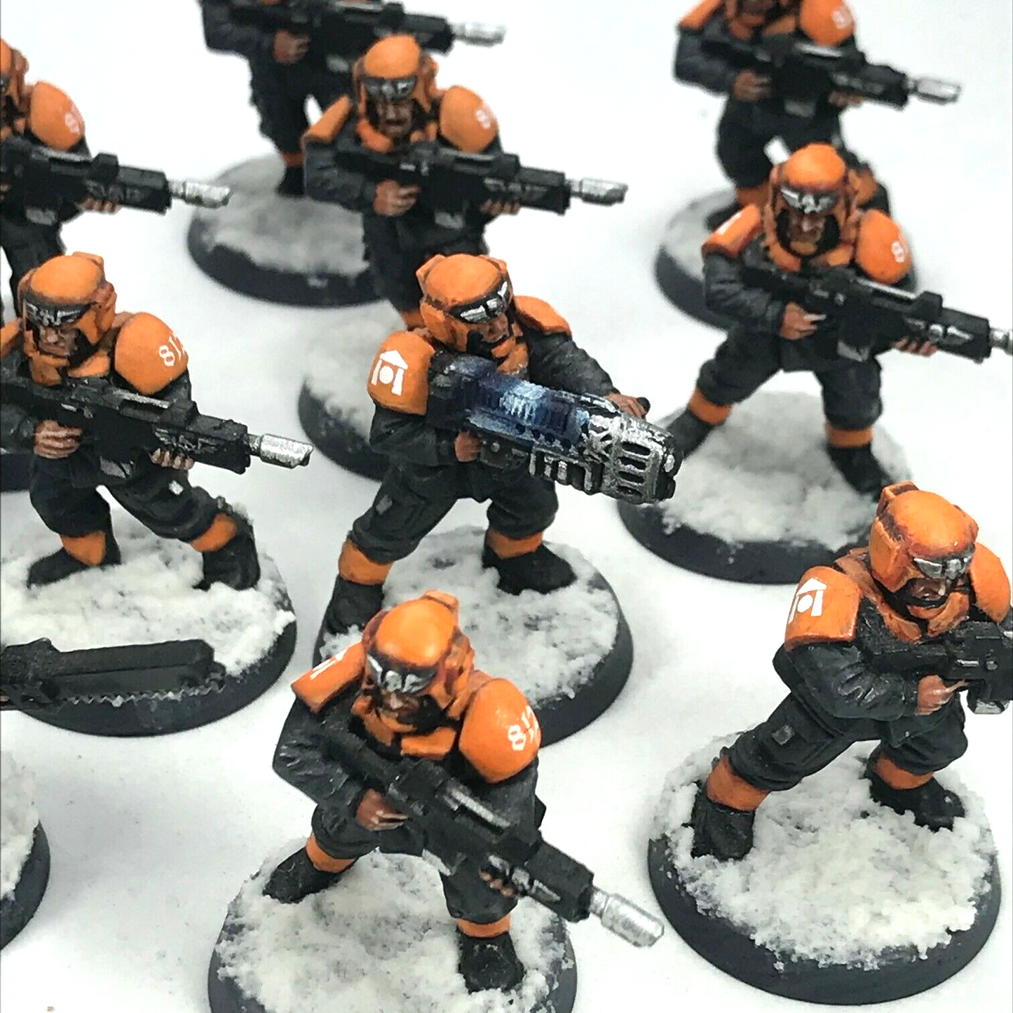 Cadian Guardsmen Squad Imperial Guard - Painted - Warhammer 40K C185