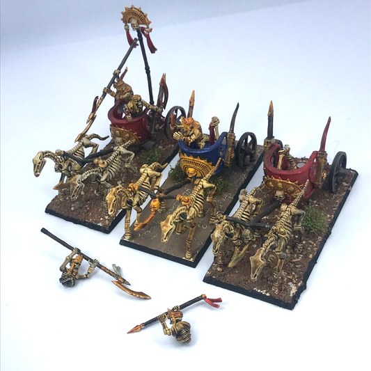 Classic Tomb Kings Chariot Regiment - Repair Required - Warhammer Fantasy BOX23