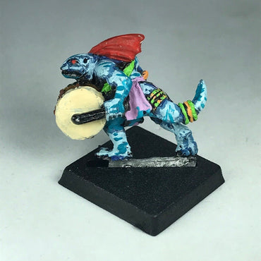 Metal Classic Skink Drummer Musician Lizardmen - Warhammer Fantasy X3962