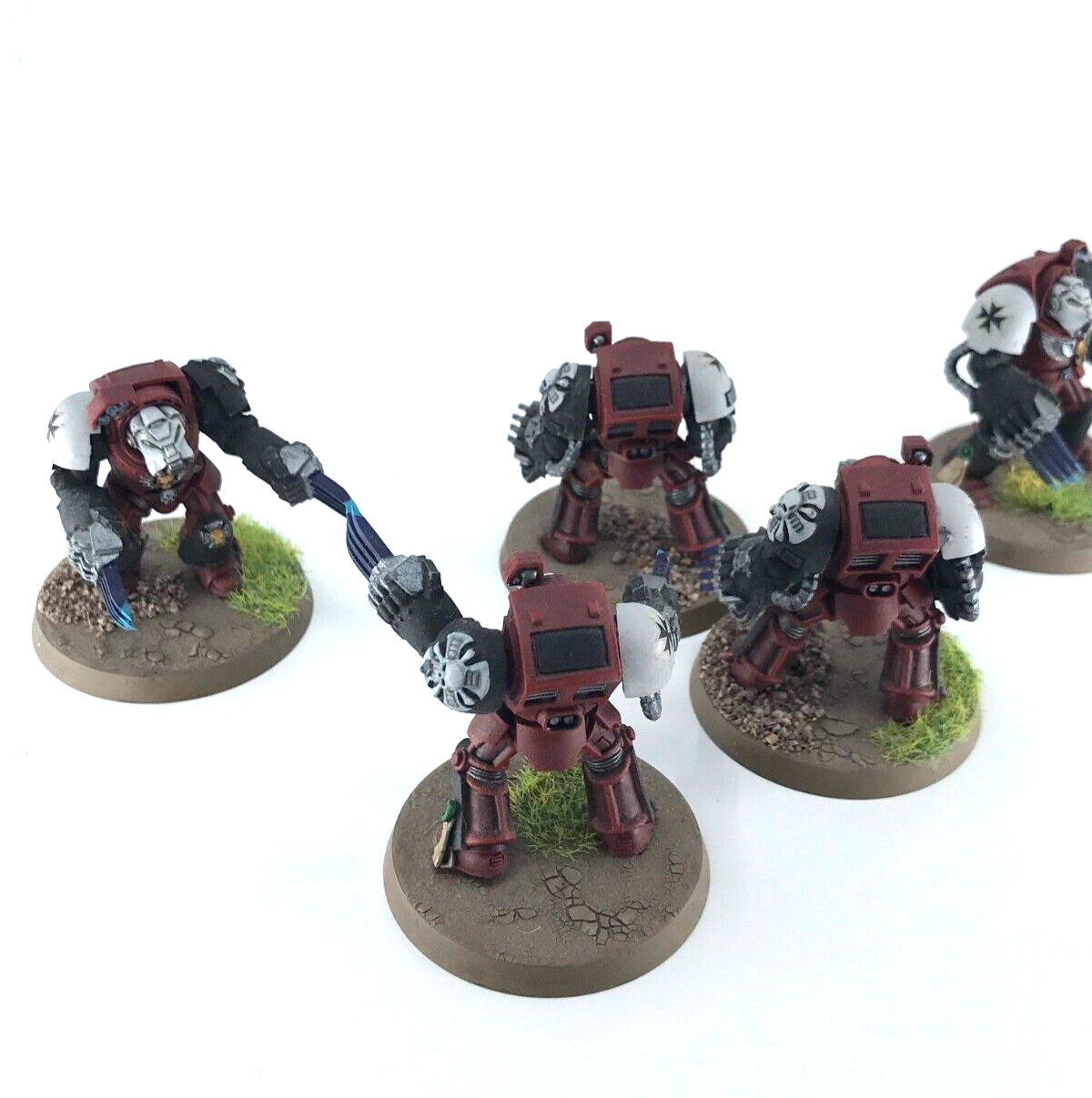 Black Templars Terminator Squad Magnetised Arms - Warhammer 40K Painted C1961