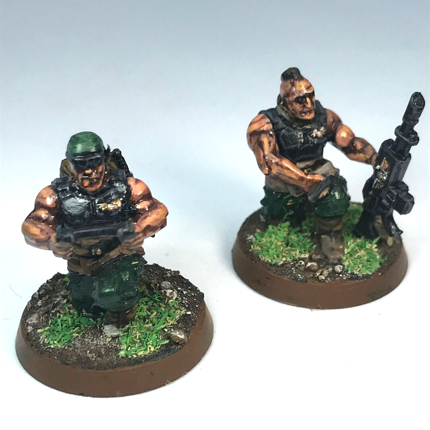 Catachan Lascannon Team Imperial Guard - Painted - Warhammer 40K X6307