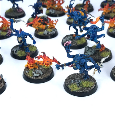 Blue Horrors of Tzeentch Chaos - Warhammer Age of Sigmar Painted C3260