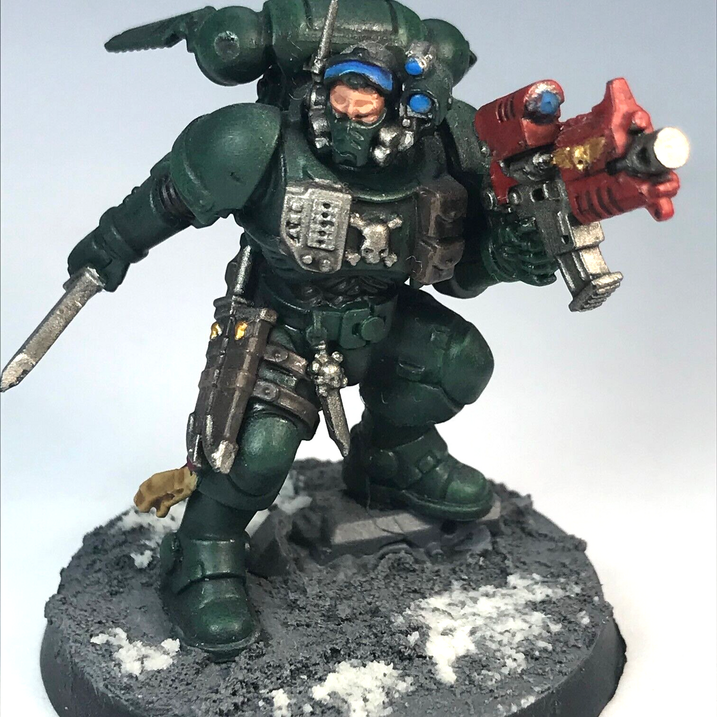 Primaris Lieutenant Dark Angels Space Marines - Painted - Warhammer 40K X11203