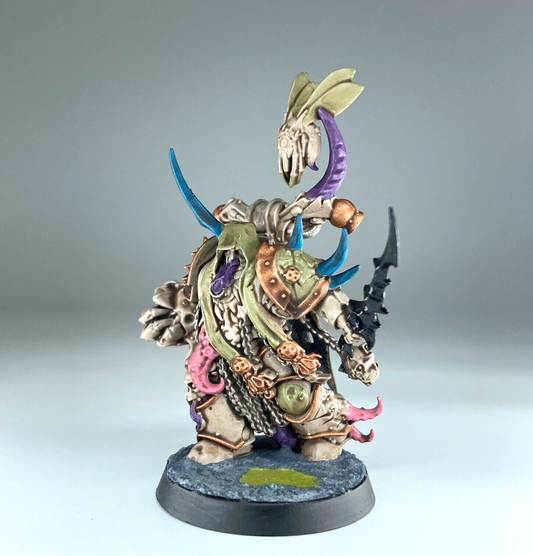 Plague Marine Plague Champion Death Guard - Painted - Warhammer 40K C1166