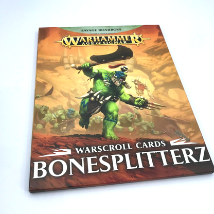 Bonesplitterz Orcs Warscroll Cards - Warhammer Age of Sigmar M29