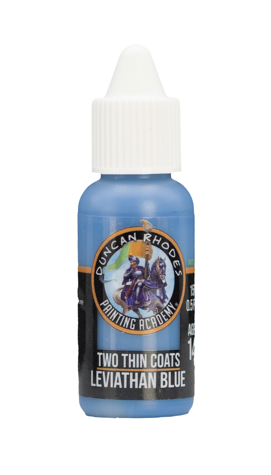 Leviathan Blue Two Thin Coats Paints Duncan Rhodes Painting Academy - 15ml