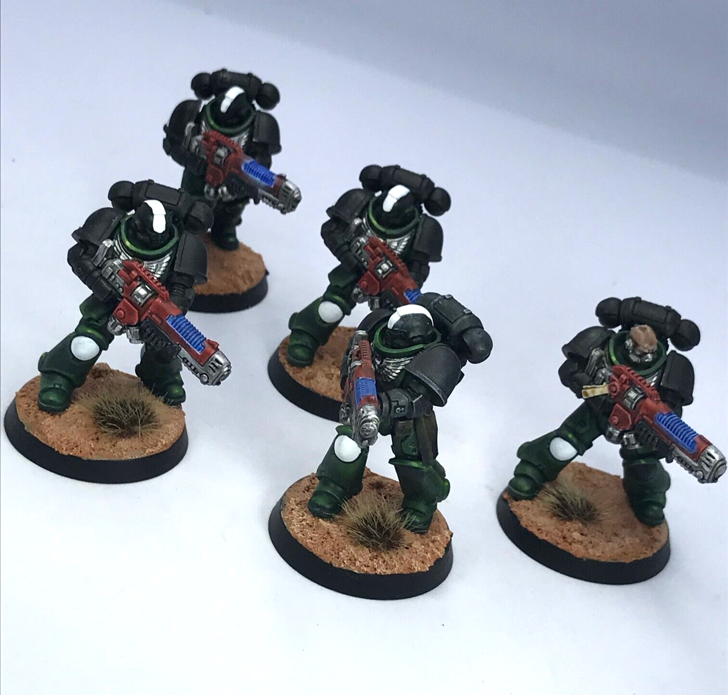 Salamanders Primaris Hellblasters Space Marines - Warhammer 40K Painted C4683