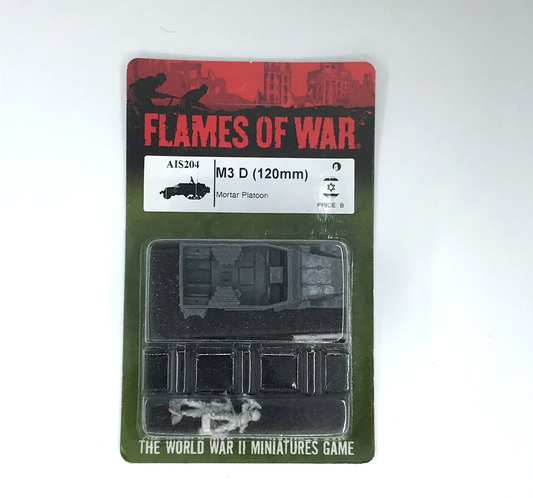 Arab Israel War M3 D120mm Mortar Half Track Blister Flames of War C1549