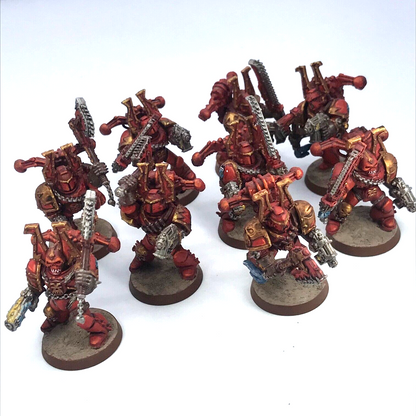 Khorne Berzerkers Chaos Space Marines - Painted - Warhammer 40K C2862