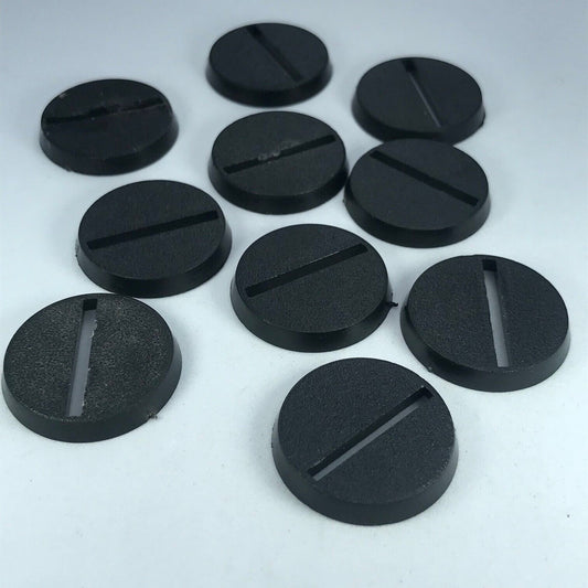 Original GW Dated 1992 25mm Round Bases Slotta - Warhammer Games Workshop X7580