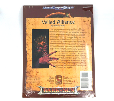 Dark Sun Veiled Alliance - Shrink Torn - Advanced Dungeons and Dragons M109