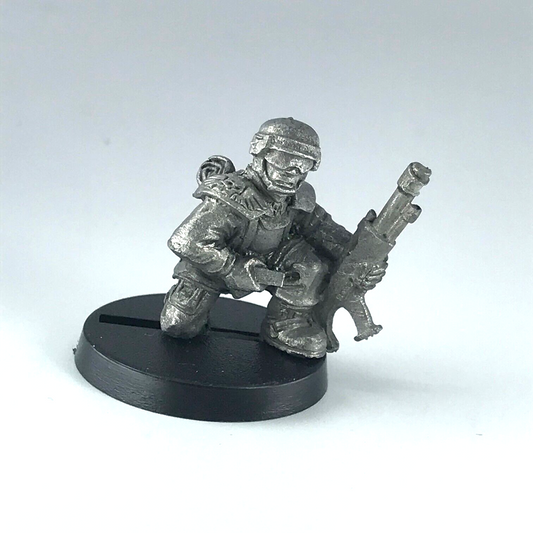 Cadian Shock Troop Lascannon Crew Imperial Guard - Warhammer 40K Metal X1189