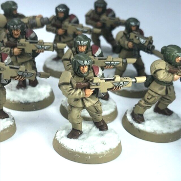 Cadian Infantry Riflemen Section Imperial Guard - Painted - Warhammer 40K C1357