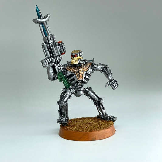 Original Necron Warrior - 1993 - Painted - Warhammer 40K Classic Metal X375