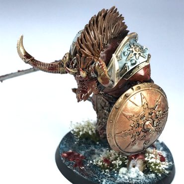 Ogroid Myrmidon Champion Warriors of Chaos - Painted - Warhammer Age of Sigmar