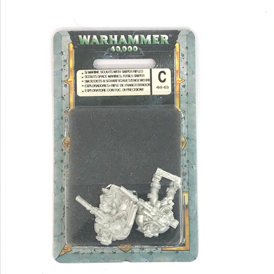 Classic Space Marines Scouts Blister - Warhammer 40K C1927