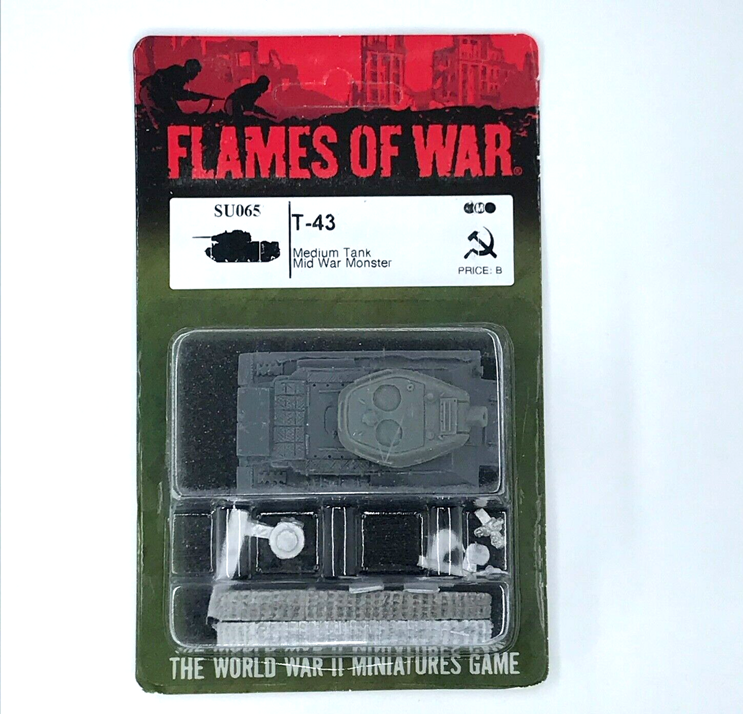 Soviet T-43 Tank Blister - Unpainted - Flames of War C1366