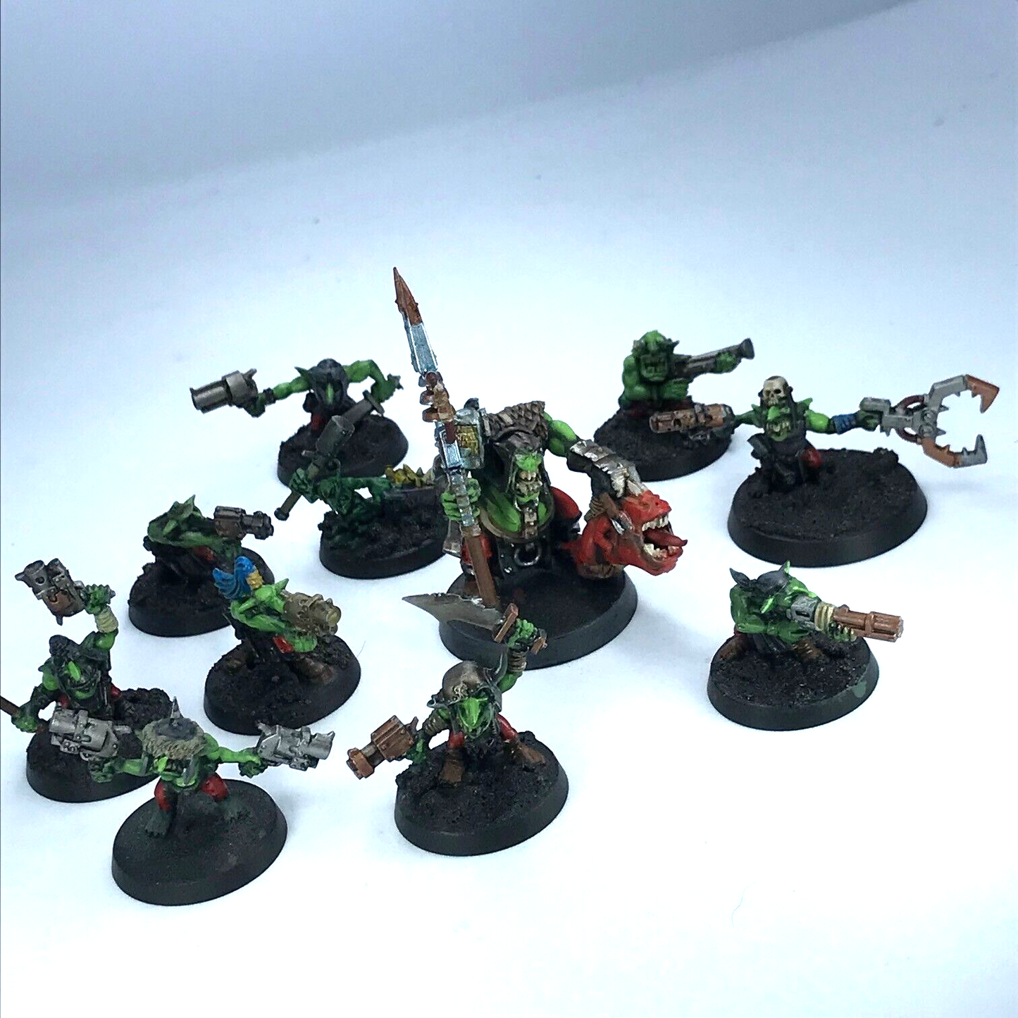 Space Ork Gretchin Squad & Runtherd Painted - Warhammer 40K Games Workshop C3246