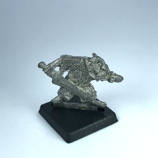 Classic Metal Goblin Warrior Dated 1987 Orcs & Goblins Warhammer Fantasy X5929