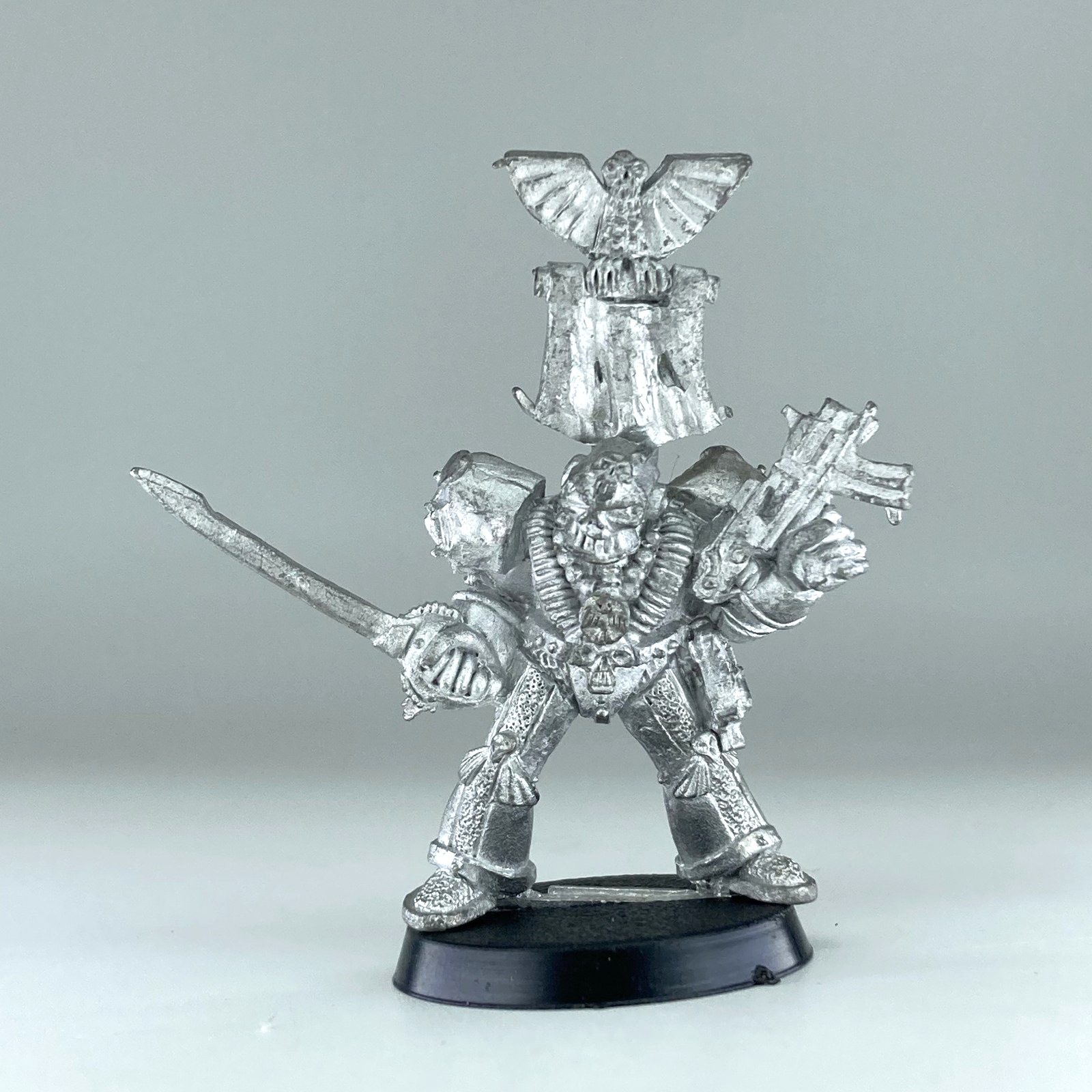 Space marine chaplain 1988 - rogue trader - warhammer 40k classic metal x18848