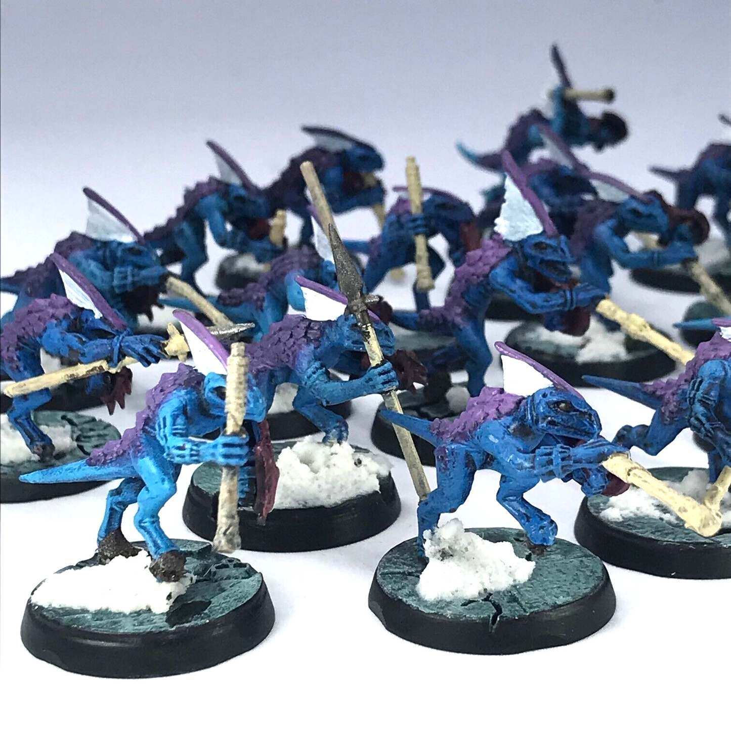 Seraphon Skink Regiment Lizardmen - Painted - Warhammer Age of Sigmar C1364