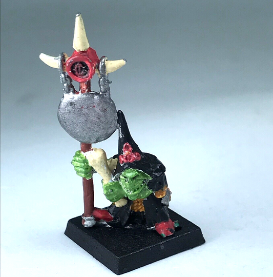 Classic Metal Night Goblin Standard Bearer Command Orcs Warhammer Fantasy X3524