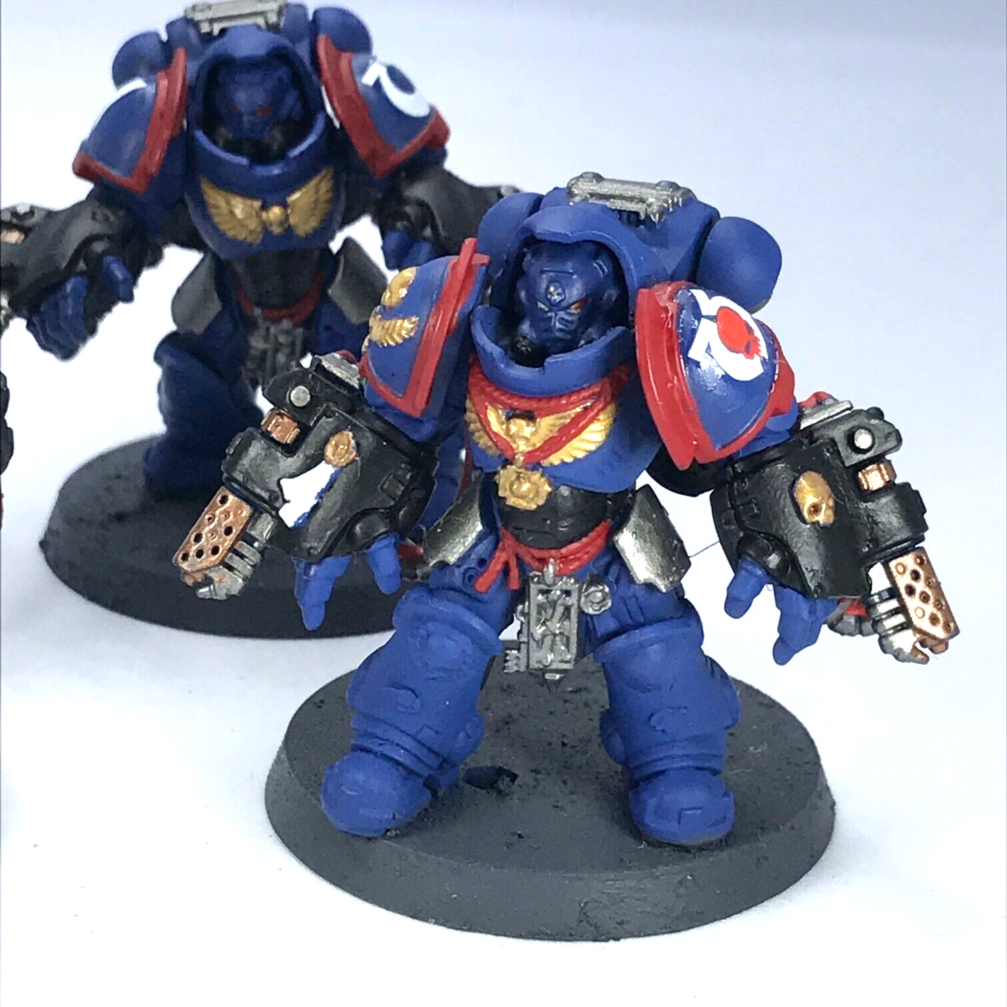 Primaris Aggressors Ultramarines Space Marines - Painted - Warhammer 40K C701