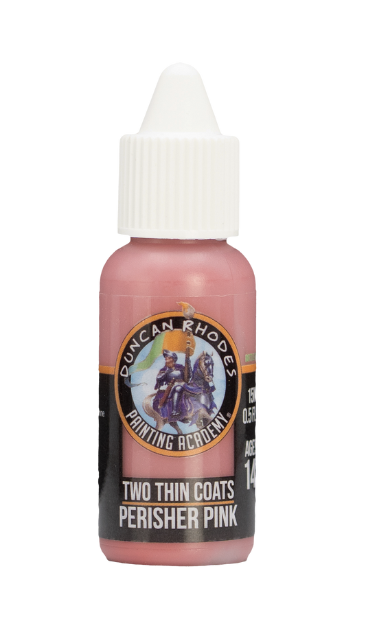 Perisher Pink Two Thin Coats Paints Duncan Rhodes Painting Academy - 15ml