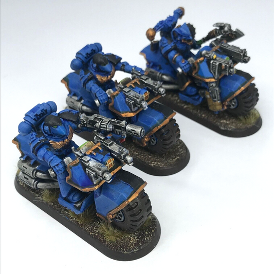 Space Marine Bike Squad - Painted - Warhammer 40K C2706