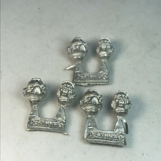 Metal Space Marine Deathwatch Heads - Warhammer 40K X7519