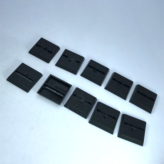 GW Original 20mm Square Slotta Bases - Dated 2005 - Warhammer Fantasy X13411