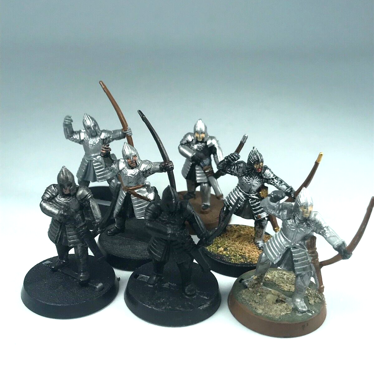 Minas Tirith Warriors Archers X7 - LOTR / Warhammer / Lord of the Rings A65