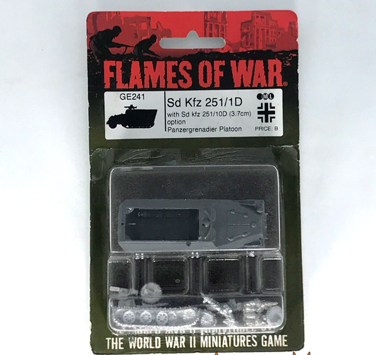 Axis Sd Kfz 251/D Panzergrenadier Half-track Blister - Flames of War C1629